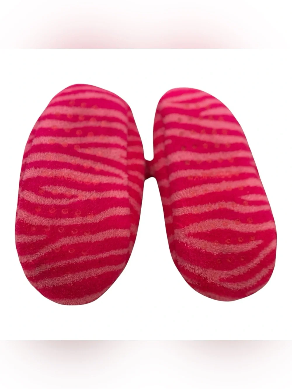 Pink Mickey Mouse Plush Mary Jane Slippers for Kids